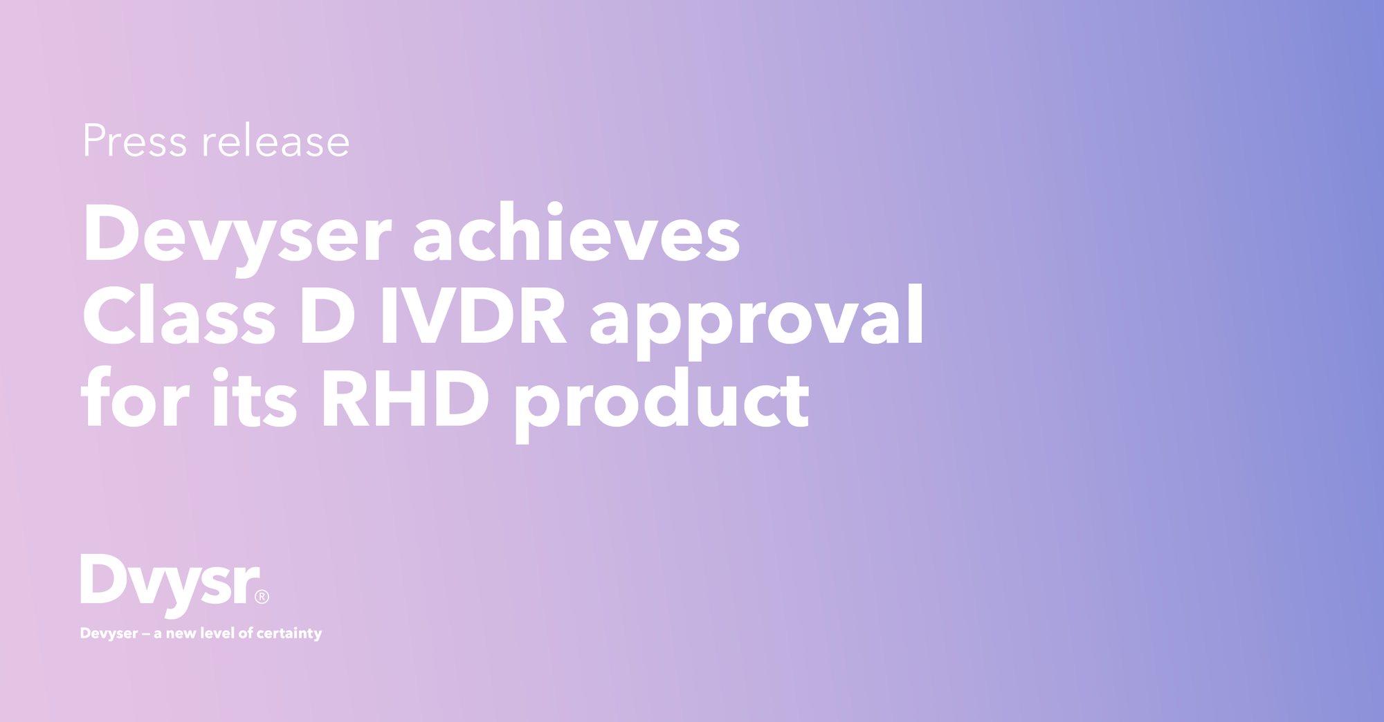 WebBanner_Devyser_RHD-IVDR-approval_2024-11