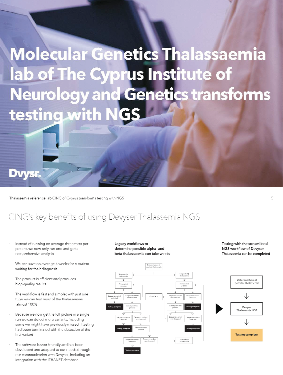 CING of Cyprus transforms thalassemia testing with NGS